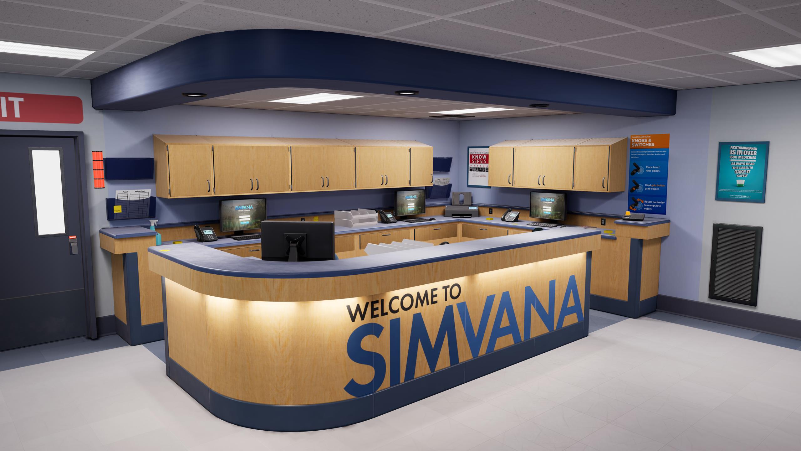 The SIMVANA prep room